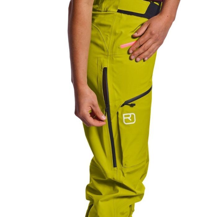 Штани Ortovox 3L Deep Shell Pants Wms dirty daisy - L - жовтий (025.001.0114) зображення 6