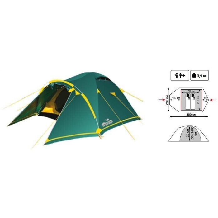 Палатка Tramp Stalker 2 v2 (TRT-075) изображение 2