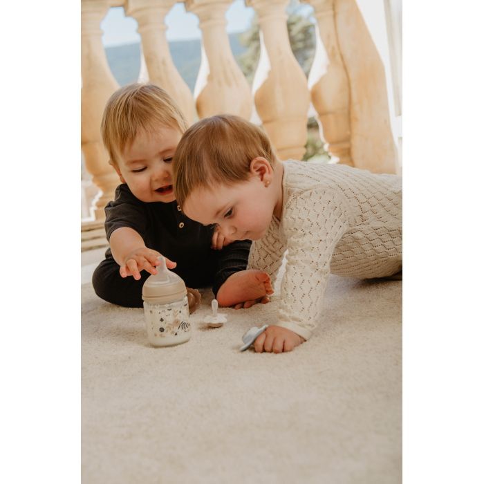 Бутылочка для кормления Suavinex Wonderland 150 мл, физиологическая, медленный поток, розовая (308744) изображение 4