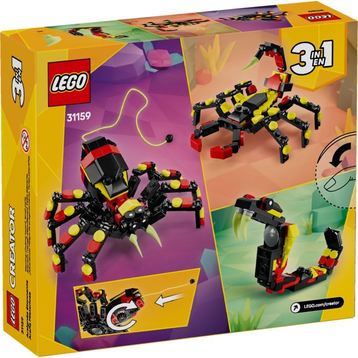 Конструктор LEGO Creator Дикі тварини: Дивовижний павук (31159) зображення 11