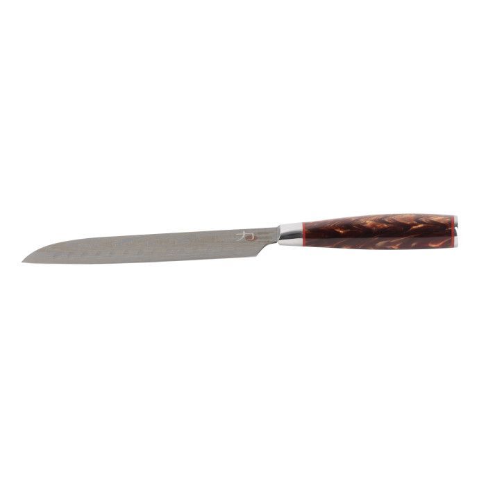 Кухонный нож MasterPro Tetsu, сантоку, 17.5 см, коричневий (BGMP-4128-BR) изображение 3