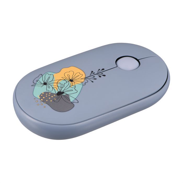Мишка 2E MF300 FLORAMALLOW Silent Wireless/Bluetooth Blue (2E-MF300WFLORABL) зображення 5