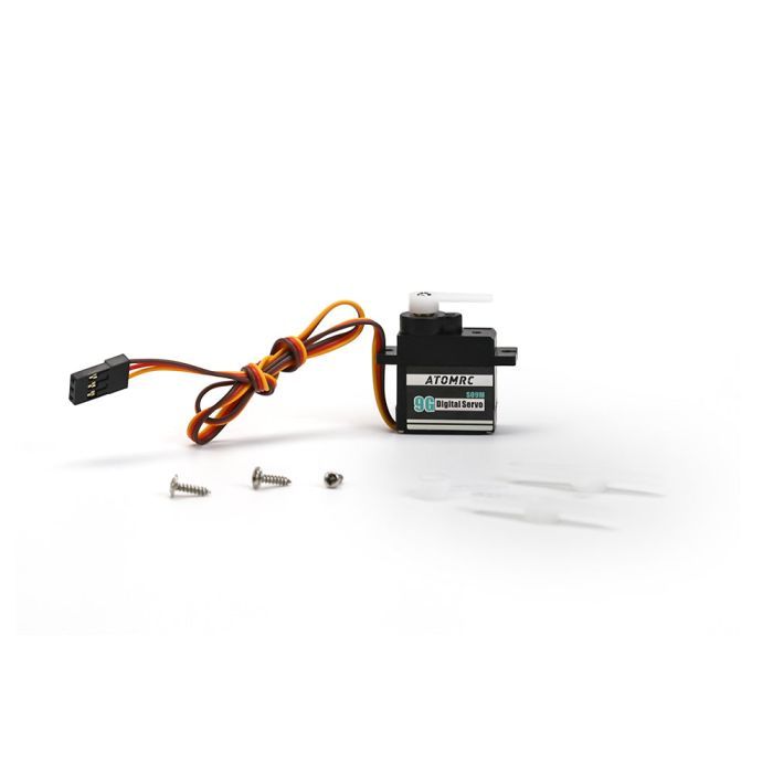 Сервопривід для дрона ATOMRC S09M Metal 9g Servo(320mm) (S09M) зображення 9