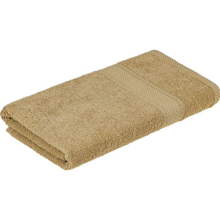 Полотенце Home Line махровое бордюрное (кофейное) 400 гр/м2, 50х90 см (181815)
