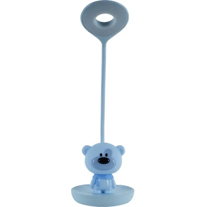 Настільна лампа Kite Bear LED з акумулятором, блакитна (K24-492-2-3) зображення 3