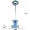 Настільна лампа Kite Bear LED з акумулятором, блакитна (K24-492-2-3) зображення 7