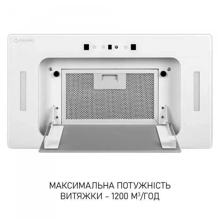 Витяжка кухонна Minola BGH 5877 WH зображення 3