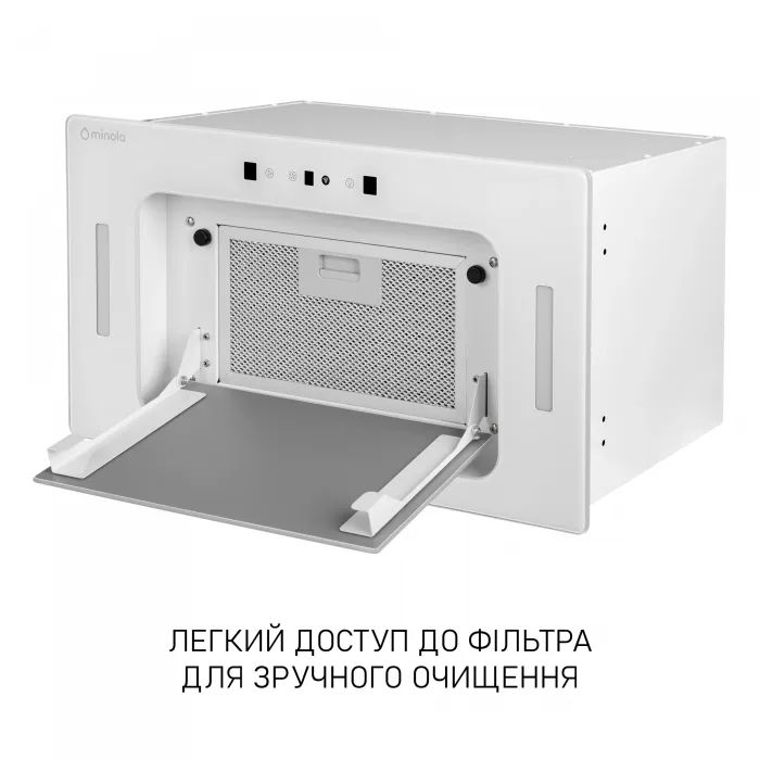 Витяжка кухонна Minola BGH 5877 WH зображення 9