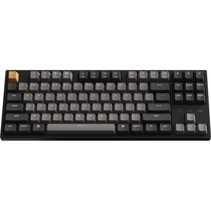 Клавіатура Keychron C1 Pro 87Key K pro Brown RGB QMK/VIA USB UA Black (C1PL3_KEYCHRON) зображення 2