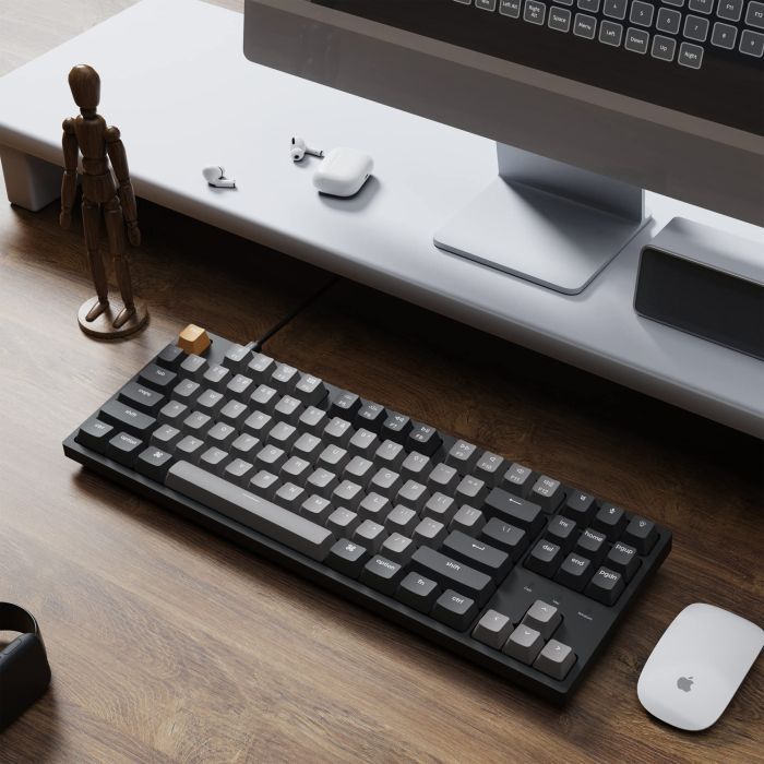 Клавіатура Keychron C1 Pro 87Key K pro Brown RGB QMK/VIA USB UA Black (C1PL3_KEYCHRON) зображення 6