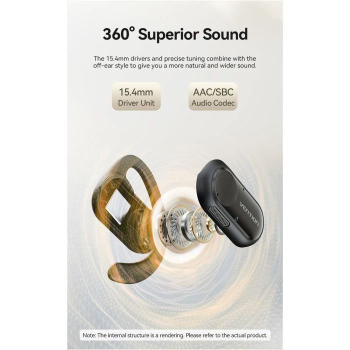 Навушники Vention OpenBeat O11 Black (NBPB0) зображення 10