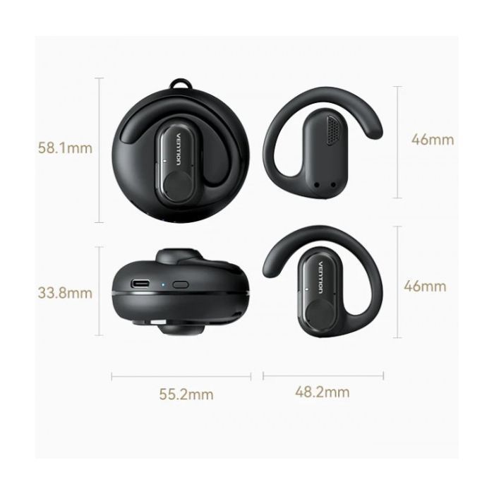 Навушники Vention OpenBeat O11 Black (NBPB0) зображення 3