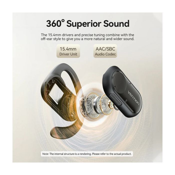 Навушники Vention OpenBeat O11 Black (NBPB0) зображення 7