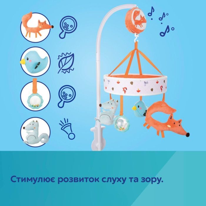 Мобиль Canpol Карусель музыкальная FOX (75/201) изображение 7