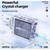 Зарядное устройство Acefast 3xUSB 65W (2xUSB-C+USB-A) Gan A45 Fast Charger Mica gray (6974316282105) изображение 3