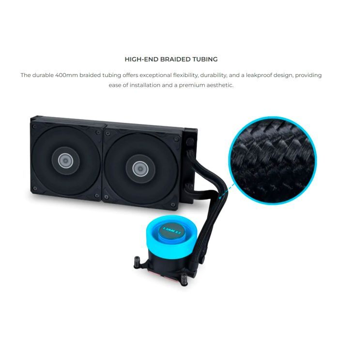 Система рідинного охолодження Lian Li GA II Lite 360P, Black (G89.GA2L36PB.00) зображення 12
