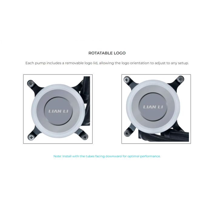 Система рідинного охолодження Lian Li GA II Lite 360P, Black (G89.GA2L36PB.00) зображення 6