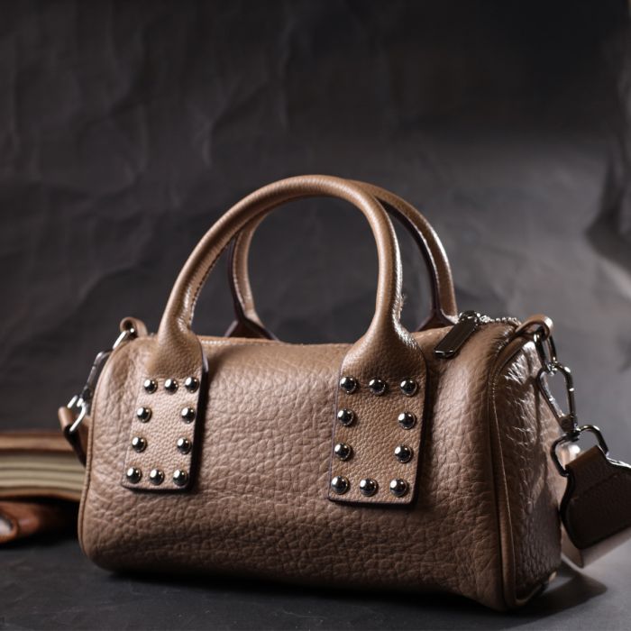 Сумка Vintage З натуральної шкіри Бежева (22368) зображення 10