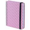 Блокнот Axent на спіралі В6 120 аркушів, клітинка, тверда обкладинка, рожевий (8461-1-A) зображення 2