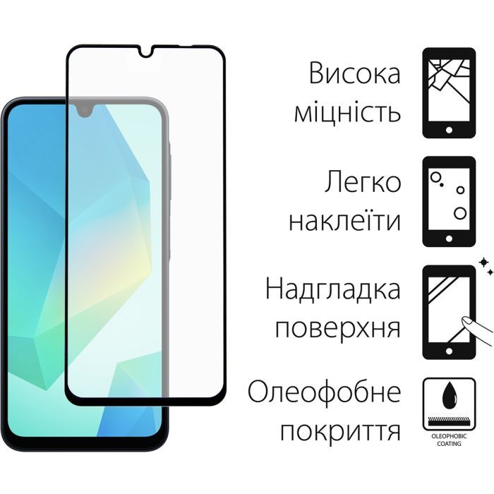 Чехол для мобильного телефона Dengos Samsung Galaxy A16 Soft + glass (Mint) (DG-KM-134) изображение 3