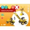 Конструктор Stem с болтами Build&Play 8 в 1 на 100 деталей (3858894673322) изображение 10
