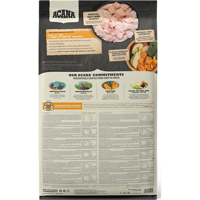 Сухой корм для собак ACANA Wild Prairie 11.4 кг (0064992540111) изображение 3