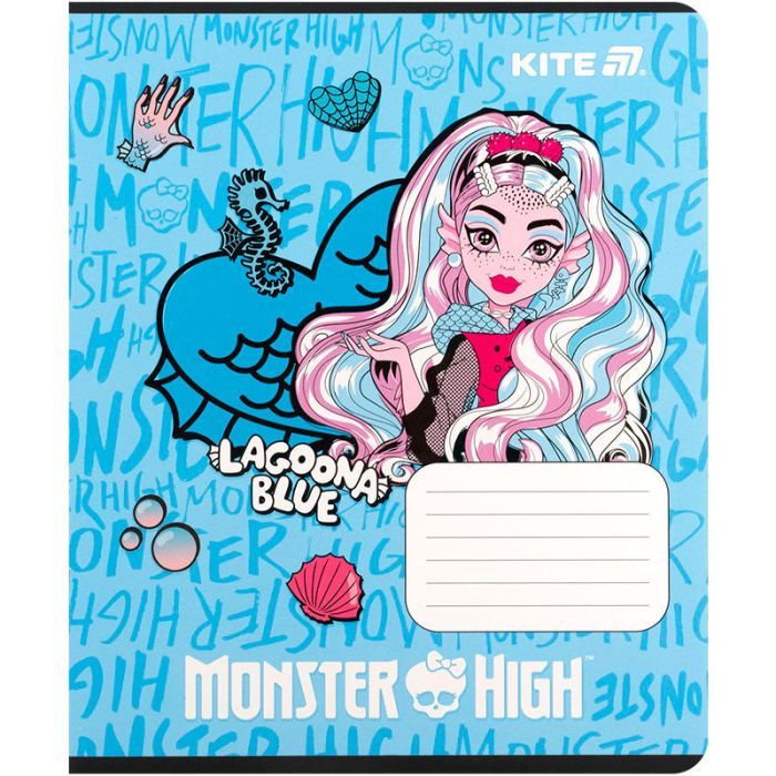 Зошит Kite Monster High, 12 аркушів, клітинка (MH25-232) зображення 6