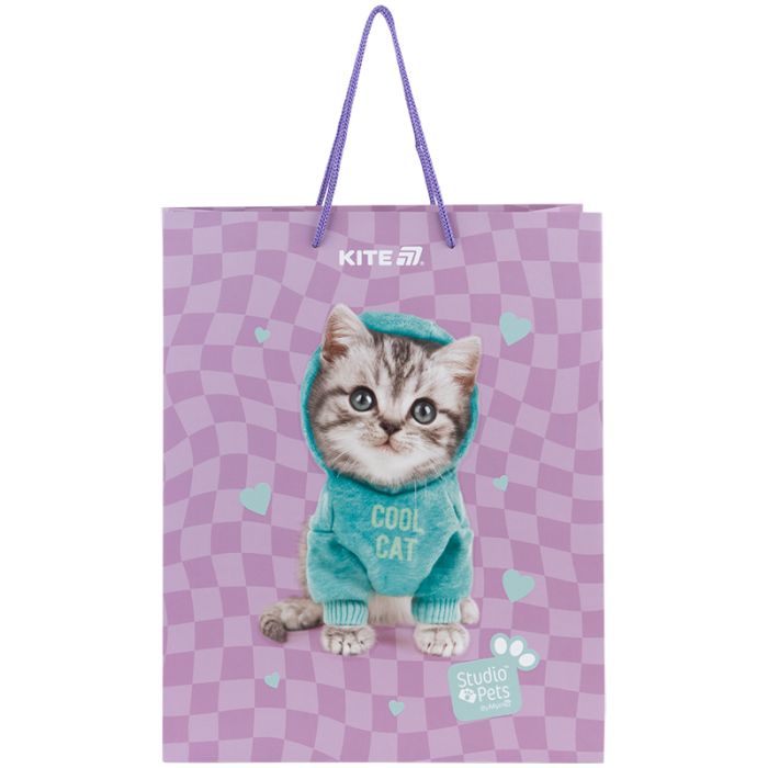 Подарочный пакет Kite Studio Pets, 26х32 см (SP25-266) изображение 2