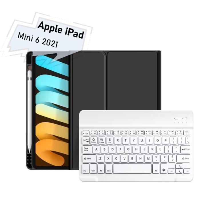 Чехол для планшета BeCover with keyboard Apple iPad Mini 6 2021 Black (712986)