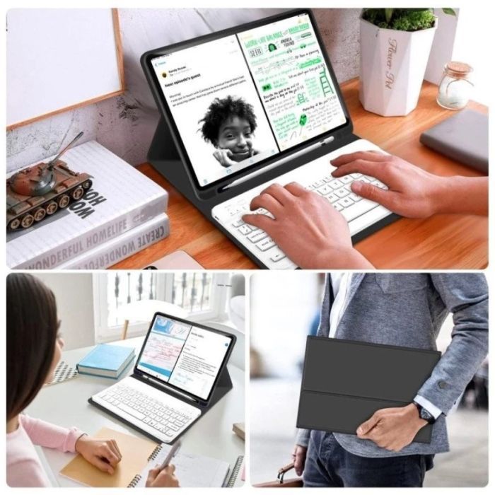 Чехол для планшета BeCover with keyboard Apple iPad Mini 6 2021 Black (712986) изображение 7