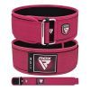 Атлетический пояс RDX RX1 Weight Lifting Belt Pink XS (WBS-RX1P-XS) изображение 4