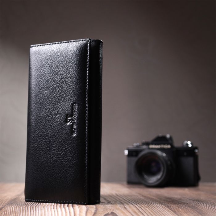 Кошелек ST Leather Из натуральной кожи Черный (22676) изображение 10