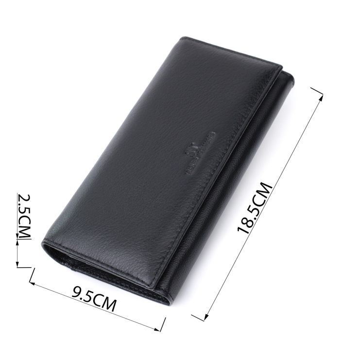Кошелек ST Leather Из натуральной кожи Черный (22676) изображение 3