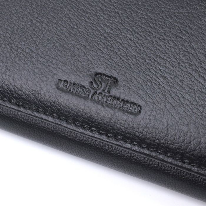 Кошелек ST Leather Из натуральной кожи Черный (22676) изображение 5