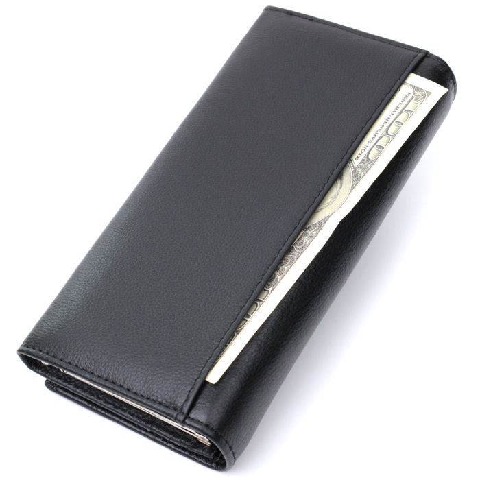 Кошелек ST Leather Из натуральной кожи Черный (22676) изображение 9
