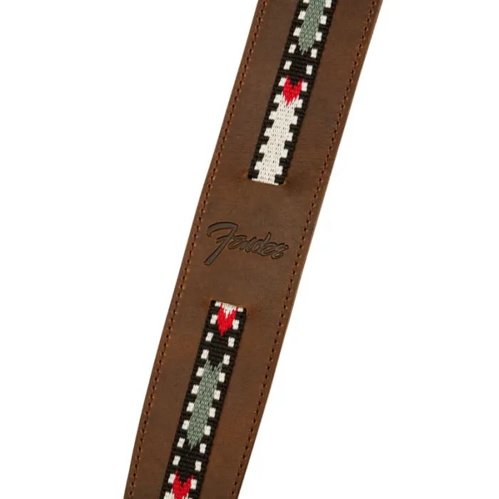 Ремень для гитары Fender Strap Acoustic Paramount Leather Brown (233390) изображение 2