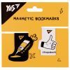Закладки для книг Yes магнітні Не ускладнюй!, 2шт, біла та чорна (708127) зображення 2