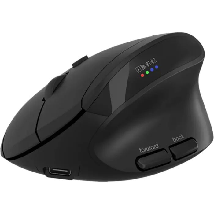 Мышка Canyon MW-25 LED Silent Wireless/Bluetooth Black (CNS-CMSW25) изображение 2