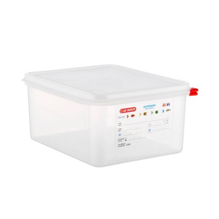 Харчовий контейнер Araven з кришкою GN 1/2 h-15 см 10 л (03034)
