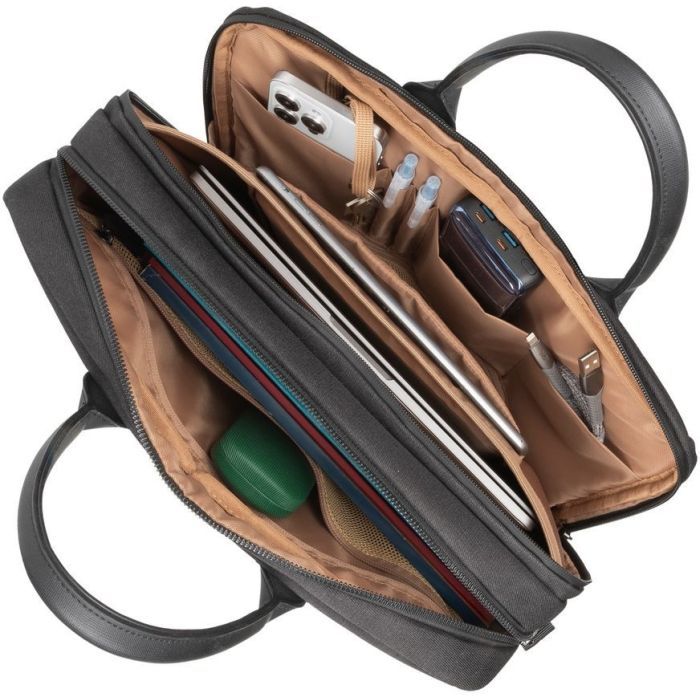 Сумка для ноутбука RivaCase 15.6" 8134 Clark Black ECO (8134BlackECO) зображення 9