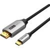 Кабель мультимедийный USB-C to HDMI M 1.0m braided black Vention (CRBBF) изображение 2