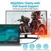 Кабель мультимедийный USB-C to HDMI M 1.0m braided black Vention (CRBBF) изображение 4