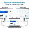 Кабель мультимедийный USB-C to HDMI M 1.0m braided black Vention (CRBBF) изображение 8
