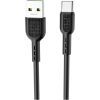 Дата кабель USB-C to USB-C 1.0m 5A Surge charging X33 black HOCO (6931474706119)