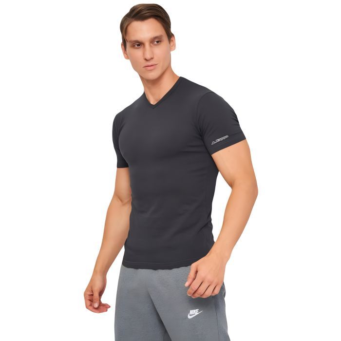 Футболка Kappa T-shirt Mezza Manica Scollo V K1311 Nero чорний XXL (8052394813997)
