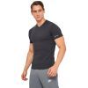 Футболка Kappa T-shirt Mezza Manica Scollo V K1311 Antracite антрацит M (8052394814116)