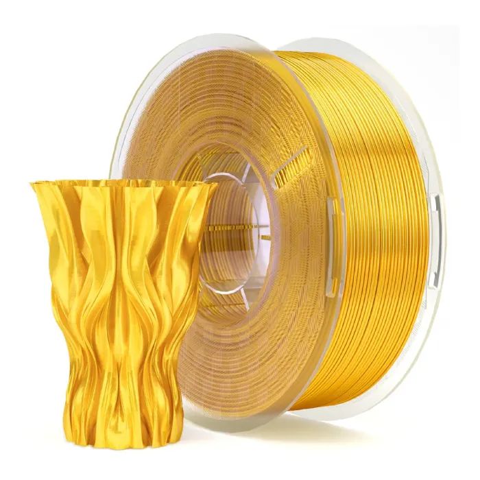 Пластик для 3D-принтера ELEGOO PLA silk gloss 1кг, 1.75мм, silver (50.203.0111) зображення 2