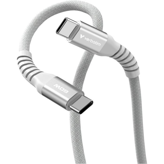 Дата кабель USB-C to USB-C 1.2m Magnetic 60W blue Verbatim (31852) зображення 2