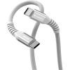 Дата кабель USB-C to USB-C 1.2m Magnetic 60W gray Verbatim (31850) зображення 2