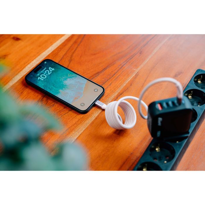 Дата кабель USB-C to USB-C 1.2m Magnetic 60W blue Verbatim (31852) зображення 6
